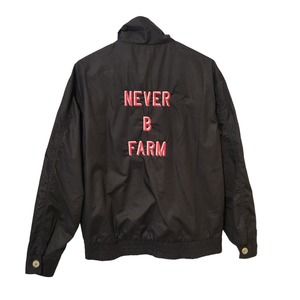 Vintage King Louie Pro Fit Full Zip Jacket Black Never B Farm Size Small USA